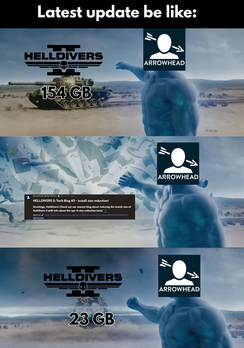 How do they do it? It must be some miracle power. #Helldivers2