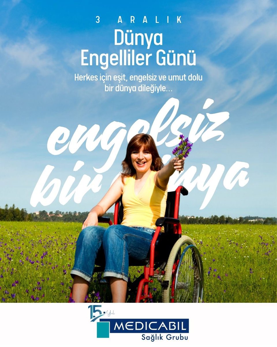 Medicabil's tweet image. 3 Aralık Dünya Engelliler Günü’nde engelli bireylemizle aynı toplumun parçası olduğumuzun ve yaşadıkları zorlukların farkındayız. Herkes için eşit, engelsiz ve umut dolu bir dünya diliyoruz! 🤍

#3AralıkDünyaEngellilerGünü