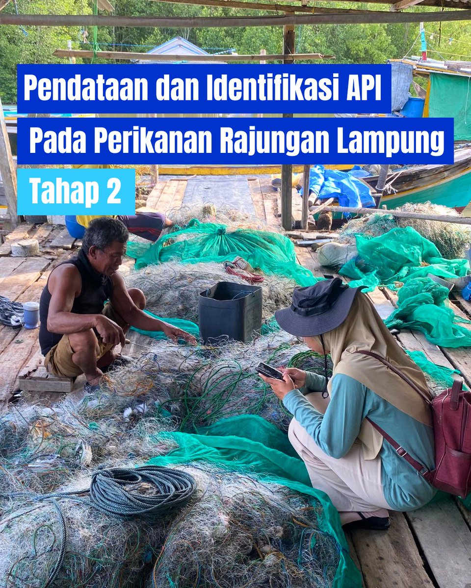 EDF_Indonesia's tweet photo. DKP Lampung, EDF, dan Mitra Gelar Pendataan Alat Penangkapan Ikan (API) Rajungan Tahap 2 di Lampung https://t.co/5cde3FvyHN https://t.co/DlbO7gd08C