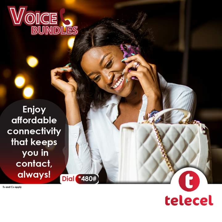 Talk as much as you want with our affordable and reliable voice bundles. To get any Telecel USD Voice bundle, dial *124# now to recharge and *480# to subscribe to the bundle of your choice! It's that simple. Ts &amp; Cs apply.
#VoiceBundles
#TellSomeone