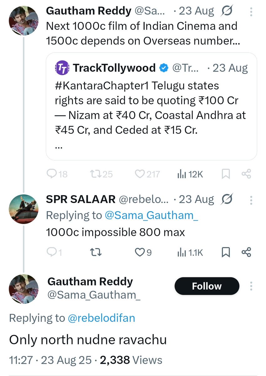 AAPBfanatic's tweet image. PUSHPA antey flower🌸 anukuntiva??

FIRE RA LANJAKODAKALLARA🔥🔥🔥🔥🔥

Highest grossing single language movie in indian territory-1012cr(North)

Highest Nett Box office colls from a single language in indian territory-830cr net(North)