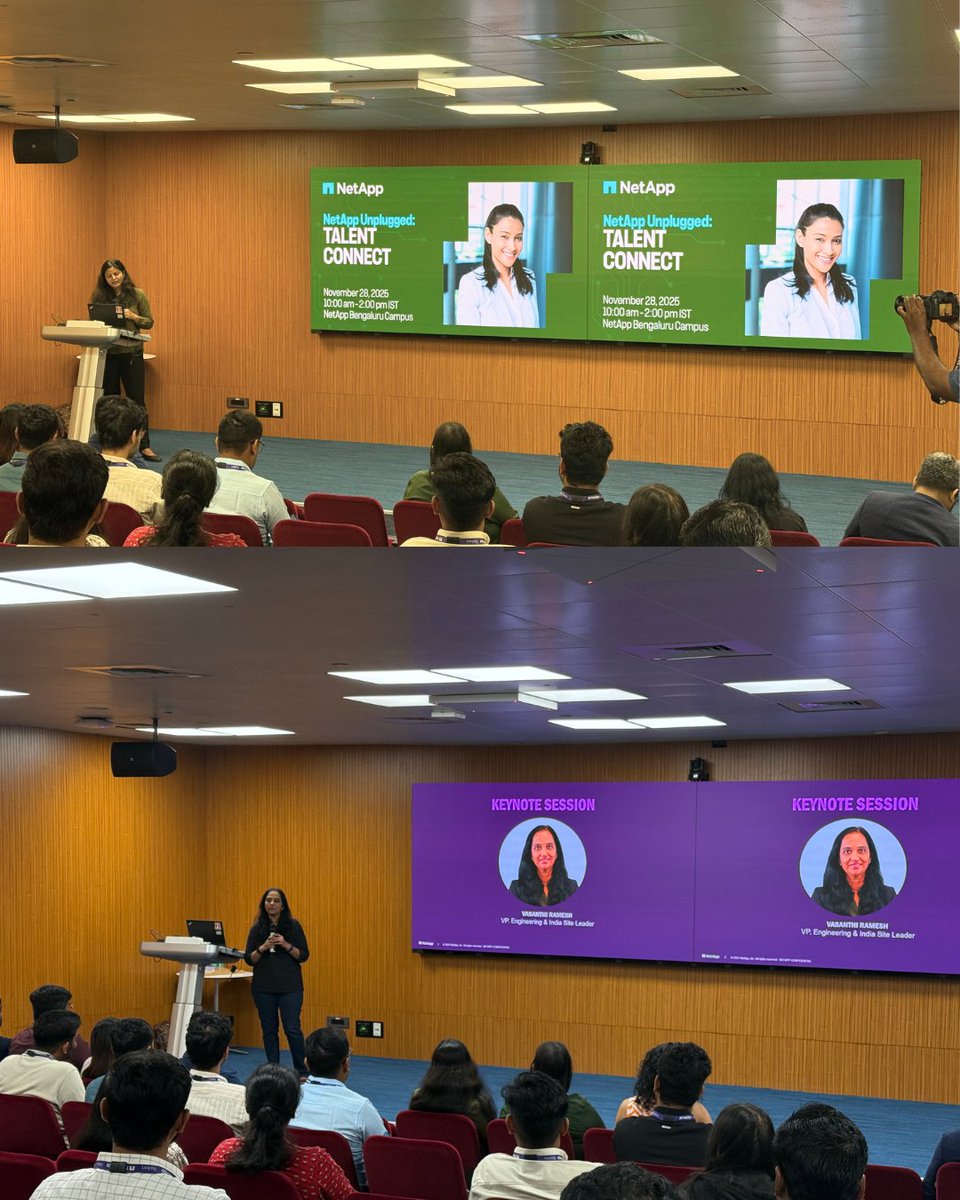 LifeAtNetApp's tweet image. Our @NetApp Unplugged: Talent Connect was all about inspiring careers &amp;amp; real connections. From employee stories to panel discussions &amp;amp; networking, it was a glimpse into #LifeAtNetApp. Check out open roles : bit.ly/47mDl9V

#NetApp #WhyNetApp #Careers #NowHiring