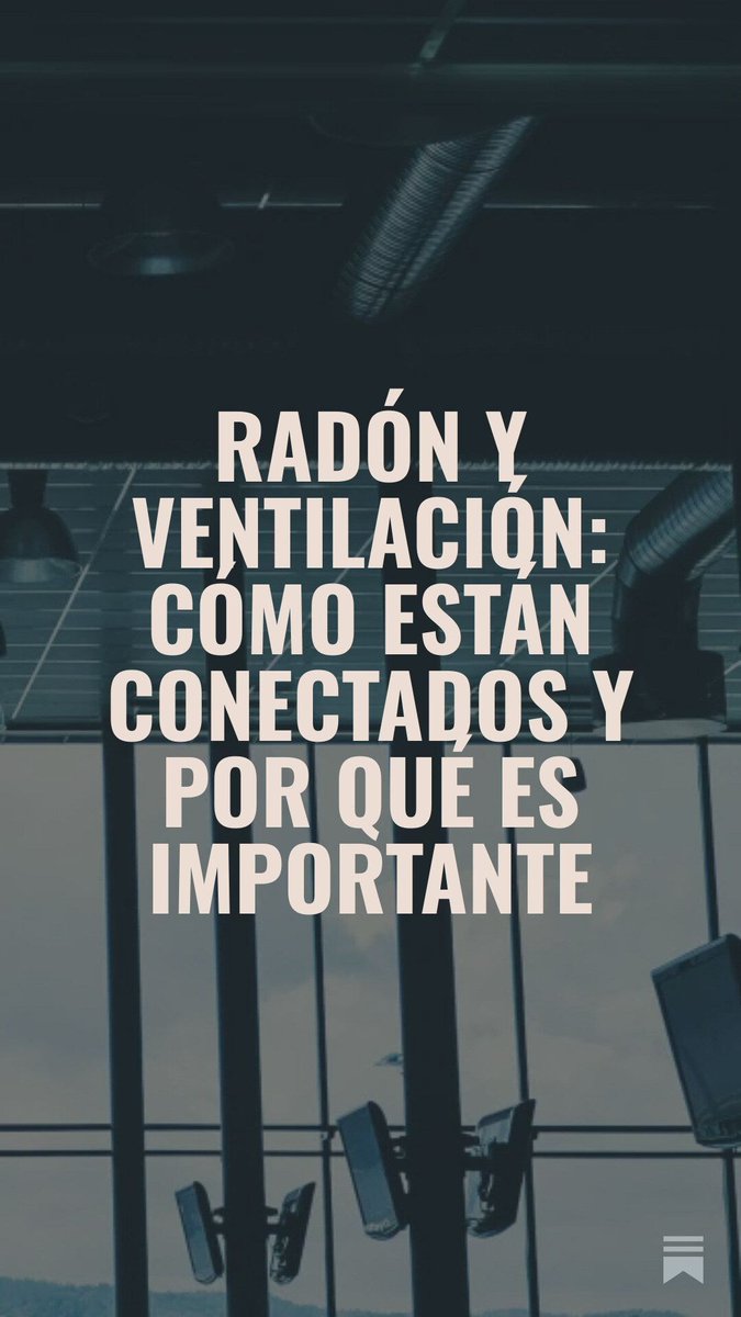 ¿Sabías que el radón y la ventilación están más relacionados de lo que parece? 🌬️☢️
Descúbrelo en nuestra newsletter:
open.substack.com/pub/radonova/p…

#Radón #CalidadDelAire #Ventilación