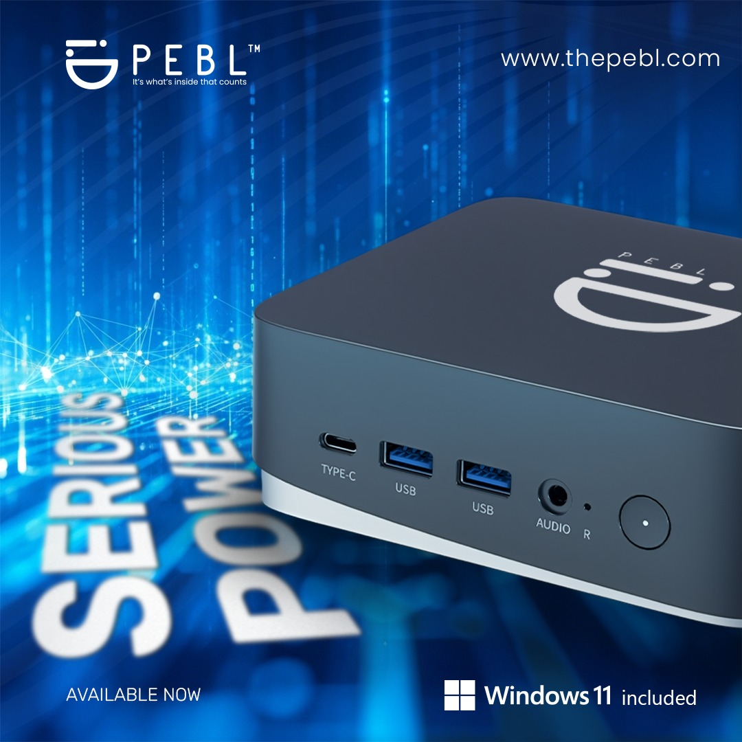 PEBL-ALPHA-i3

This desktop PC delivers workstation-level performance with an Intel Core i3-1215U (6 cores/8 threads, up to 4.4GHz), 512GB NVMe Gen 4 SSD, and 8GB DDR4 (upgradeable to 64GB).

Compact, efficient, and powerful, a pro-grade desktop PC without the high price.