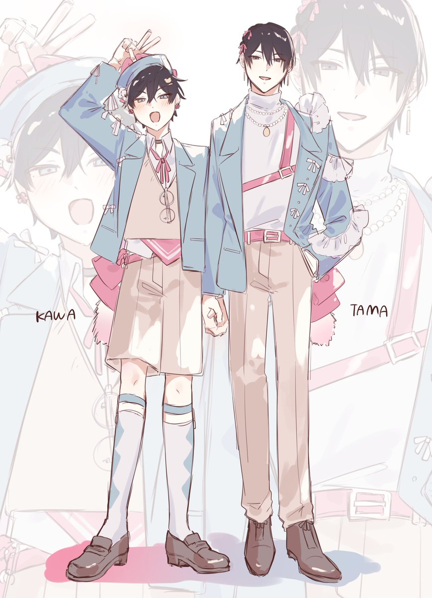 powa_powa51's tweet image. 頒布予定の川玉アクスタのラフです🩵
※リプに個数調査用の投票あります!!