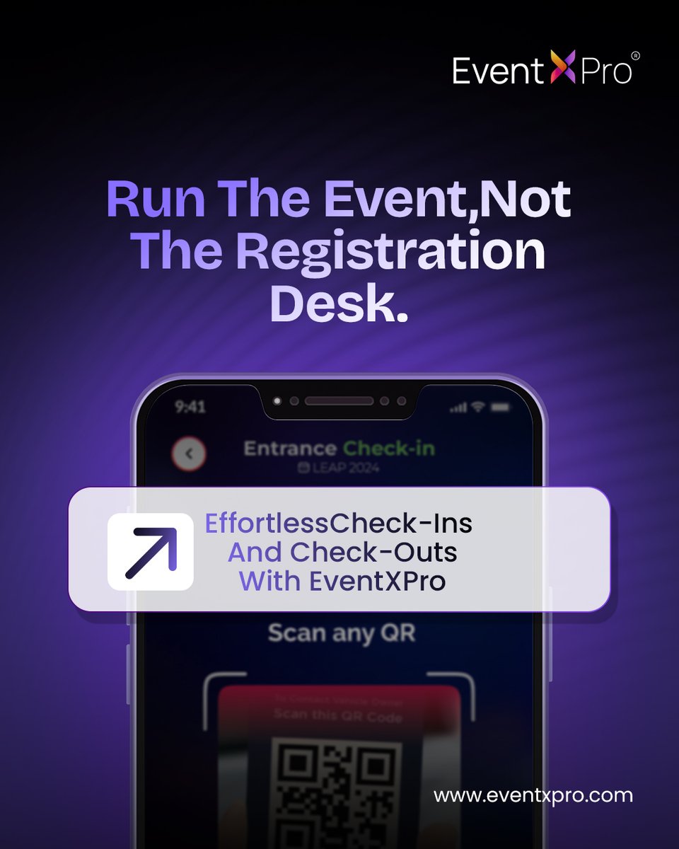 eventxpro_'s tweet photo. Scan, verify, and onboard attendees in seconds with Zero queues.
@eventxpro_ helps you to manage 120k + attendees seamlessly.
🌐 https://t.co/6Y5k2B3jVe
#eventxpro #evententrymanagement #eventcheckin #eventcheckouts #attendeemanagement #eventtech #eventautomation https://t.co/uztJjH8tm0
