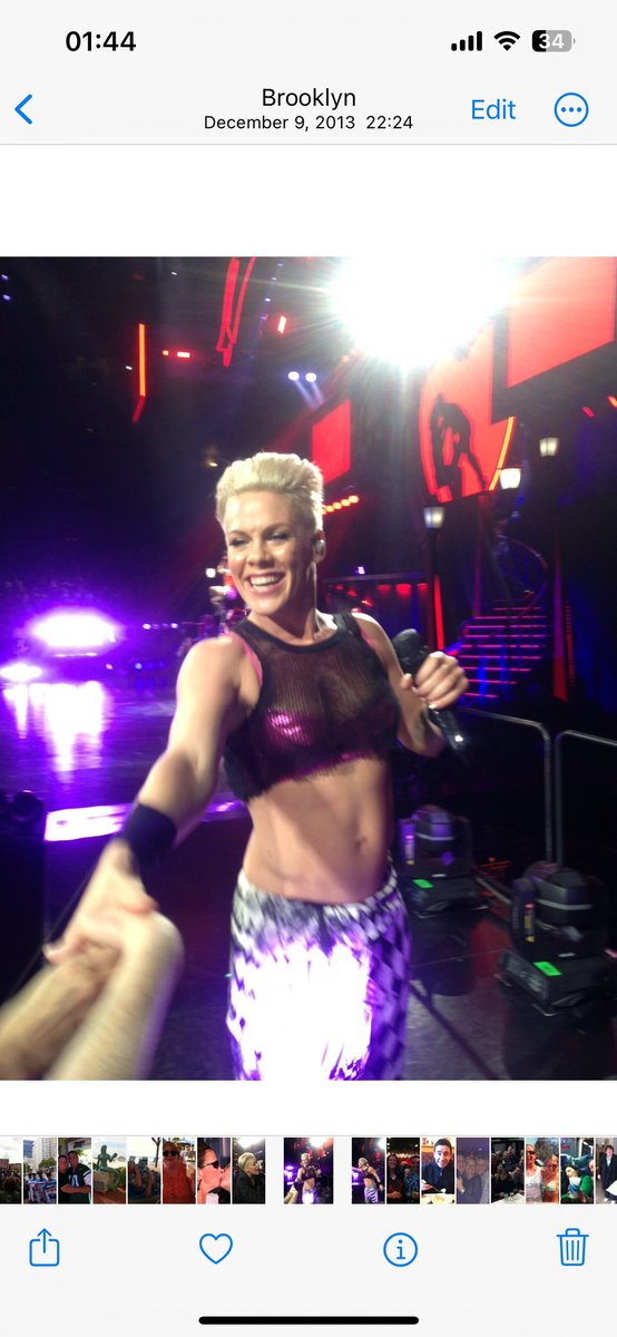 Pink when she was fun and not woke