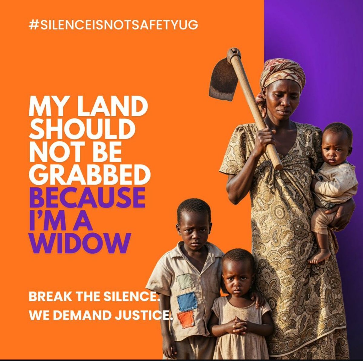 Day 9 of #16DaysOfActivismUG

Every voice matters. Every survivor deserves justice.
We won't stop speaking out until all women and girls live free from violence.
#SilenceIsNotSafetyUG #EndGBV #ActNow #UGANET4SocialJustice