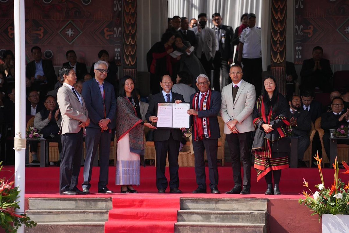 YNnagaland's tweet image. NEIF 2035 is here! Launched by CM Dr. @Neiphiu_Rio the initiative aims to build 10,000 entrepreneurs &amp;amp; 50,000 livelihoods by 2035, with YouthNet, @GAMEIndia2 &amp;amp; @MyGovNagaland joining hands.

#YouthNet #NEIF #YNnagaland #YouthNetNagaland