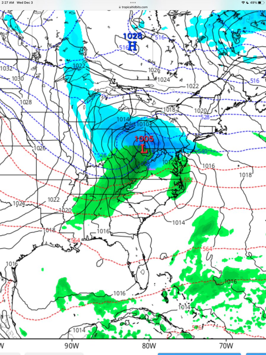 0z Cmc week from tomorrow night.
Thursday night 12/11.

I wouldn’t mention it if not for a notable number of overnight eps members showing a meaningful snowstorm in the northeast 12/11-12/12.     

Again,  falls right in our period of interest…..

Let’s see how this unfolds.