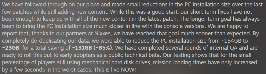 I don't even play Helldivers 2 but this just shows what studios could do if they tried but won't do because of cost cutting BS.