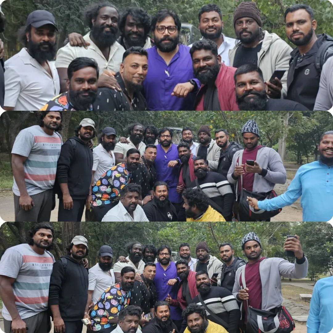 ProSreenuSuresh's tweet image. Sensational @imvangasandeep with the crew of #Spirit from the sets ❤️‍🔥

A Power-Packed Schedule is ongoing 💥

#SandeepReddyVanga #Prabhas