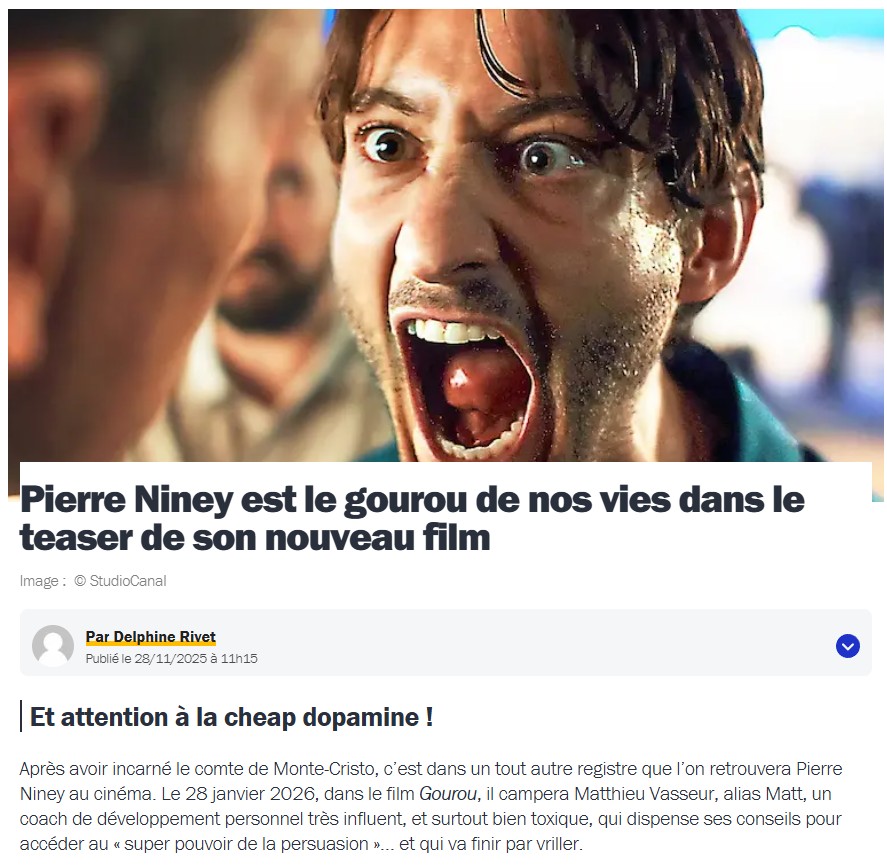 SectesTroll's tweet image. Vous avez sûrement entendu parler du nouveau film de Pierre Niney sur… un gourou.
À titre personnel, j’ai été rapidement interpellé par cela.
Pourquoi ? Eh bien, connaissez-vous sa femme, Natasha Andrews ?
#niney #pierreniney