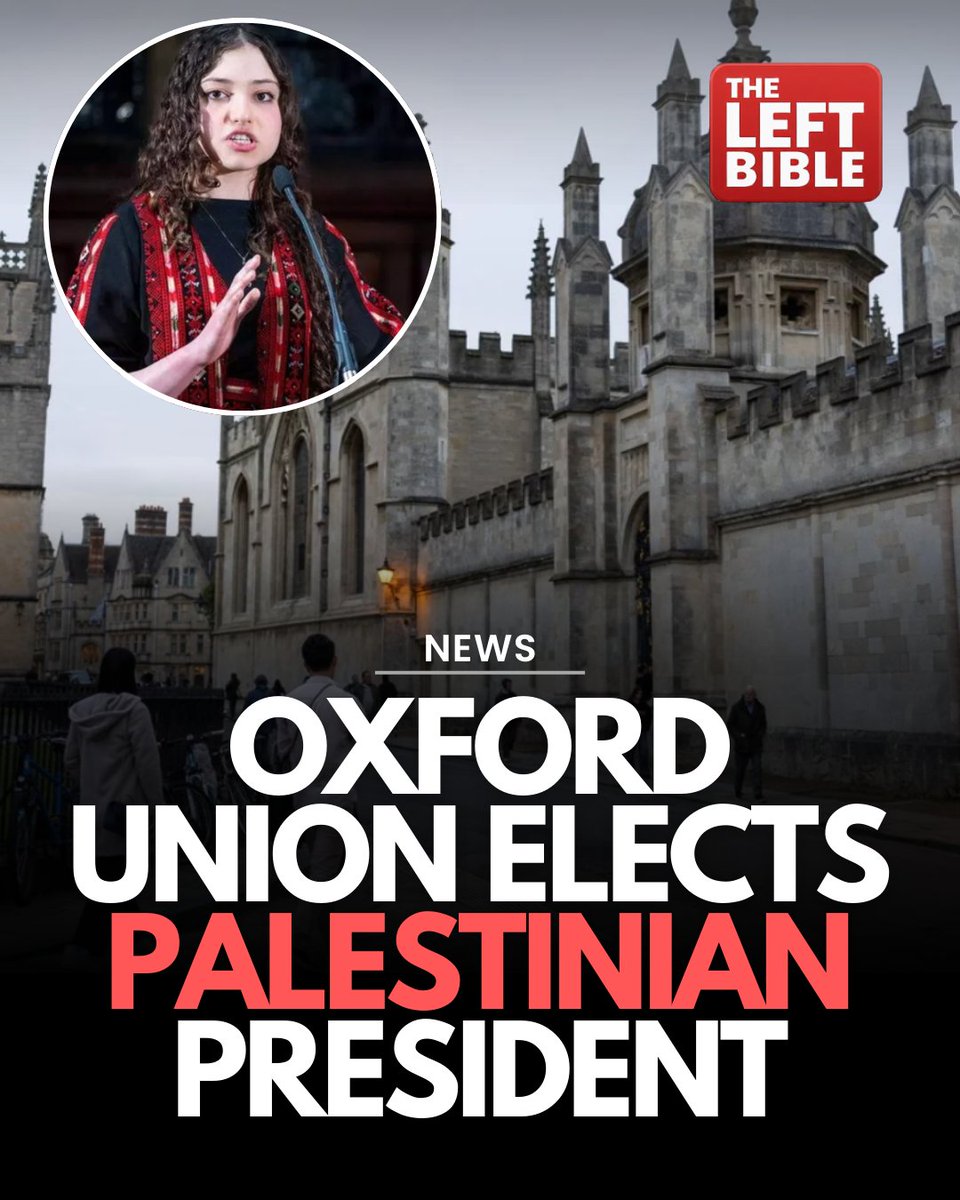 The Oxford Union, one of the world’s most prestigious student societies, has elected its first Palestinian president.

Arwa Hanin Elrayess was elected to head up the union for the trinity (summer) term in 2026.

Reacting to the election, her father Mohamed Elrayess wrote on