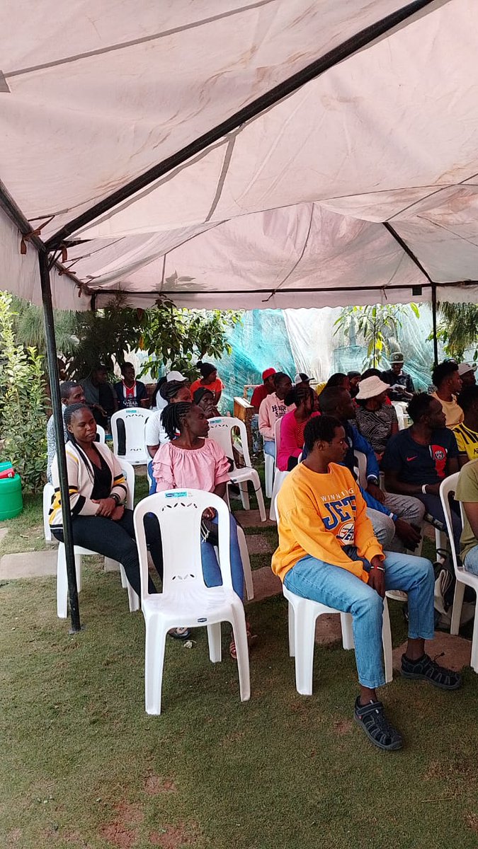 Together with <a href="/KayoleCJC/">#KayoleJustice</a> we are currently holding a #16DaysOfActivism dialogue on Safety and Security of women and  girls in Dandora <a href="/GreenCityKenya/">Green City Kenya</a> Our desire to live in a society free from Gender based violence in our Lifetime is still alive. #EndGBV