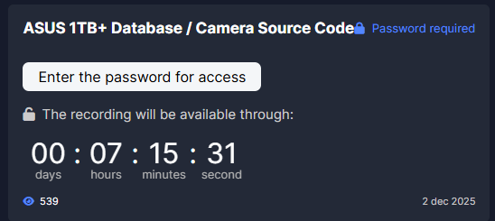 🚨Cyberattack Alert ‼️

🇹🇼Taiwan - ASUS

Everest hacking group claims to have breached ASUS.

Allegedly, the attackers exfiltrated more than 1 TB of data, including database contents and camera source code.

Sector: ICT
Threat class: Cybercrime

Observed: Dec 2, 2025
Status: