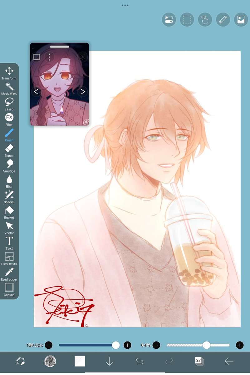 Art trade cosu with <a href="/mat0umiru/">kaenri (k+ri)</a> ☃️☃️☃️☃️ thank you for having me !!!