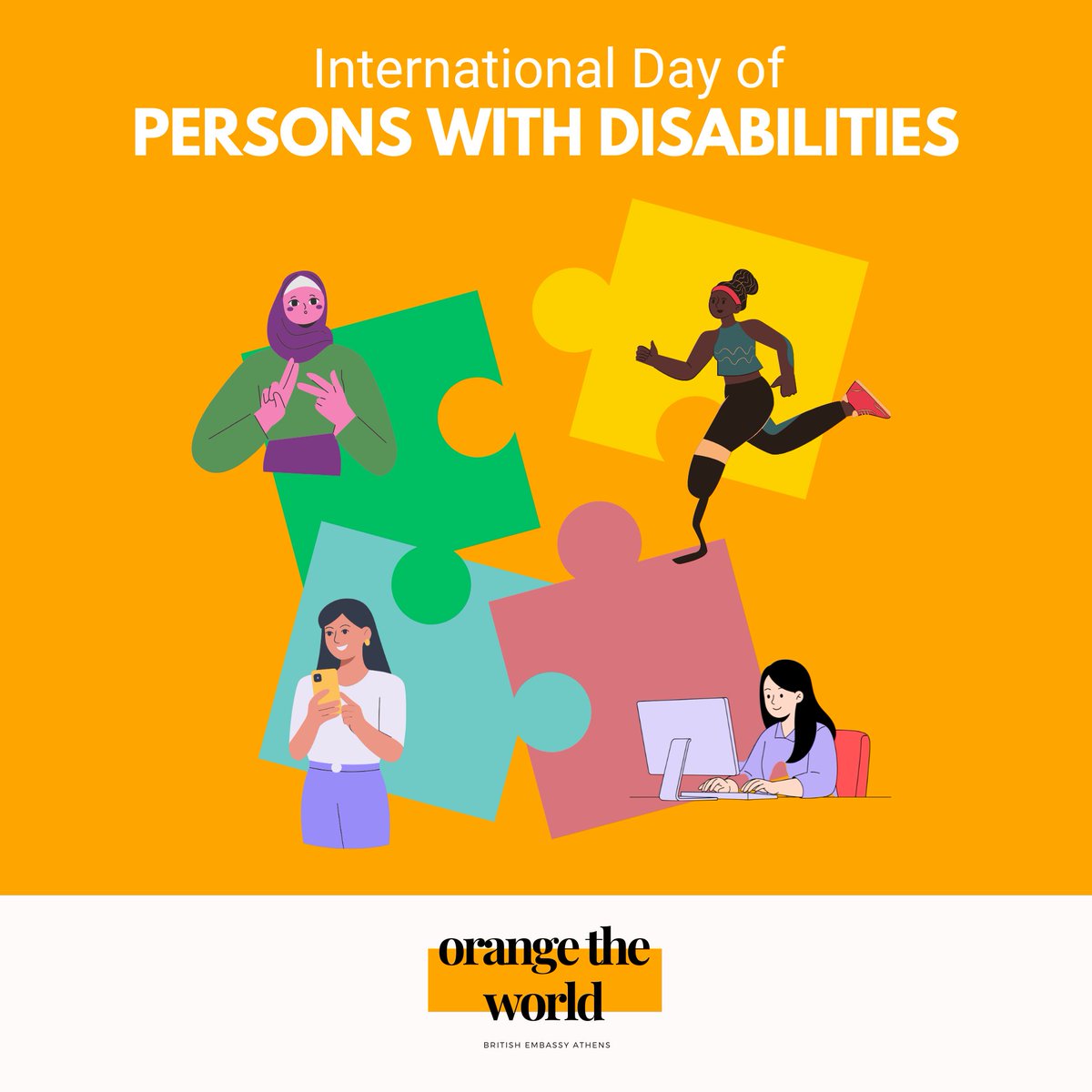 Women with disabilities face higher risks of online abuse.

Ableism and misogyny intersect in digital spaces.

We must ensure accessibility, safety, and dignity for all.

#IDPD | #InclusiveDigitalSafety
#OrangeTheWorld | #16DaysOfActivism | #UNiTE | #EndGBV | #EndVAWG