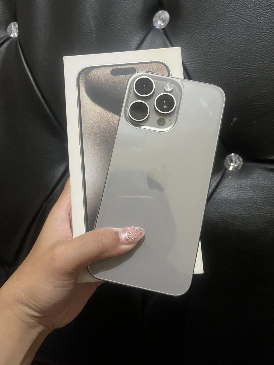 ckentils's tweet image. WTS IPHONE 15 PROMAX 256 NATURAL TITANIUM
kondisi mulus no minuss. bh 86% cc 300an. garansi off ex ibox PA/A. fullset free case bekas pemakaian cewe
💸 16jt nego tipis