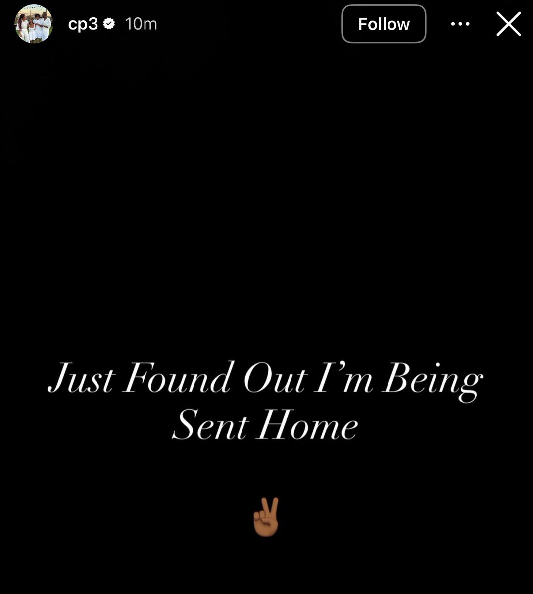 TheHoopCentral's tweet image. Chris Paul’s Instagram story. 

(h/t @TomerAzarly)