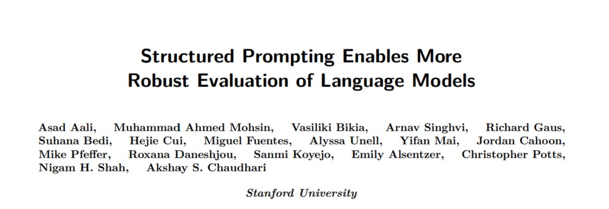 rasmus1610's tweet image. We all know that LLMs are highly sensitive to prompts, yet we use the same prompt for every model in a benchmark. 

This leads to potentially underestimating the LLM&apos;s abilities. 

The fix? 

structured prompting or prompt optimization. 

h/t @stanfordnlp @ChrisGPotts @DSPyOSS