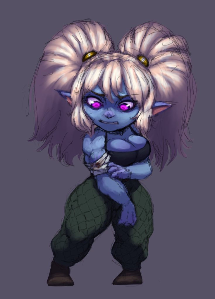 KaiiMuraaDraws's tweet photo. WHY TF AM I JUST NOW LEARNING OF THE EXISTENCE OF RIZZ?! 

BUFF YORDLE GIRLS EXIST?? WHAT?!!
 😤😤😤😤😤❤️‍🔥❤️‍🔥💜💜 https://t.co/J4gZUx6aOy