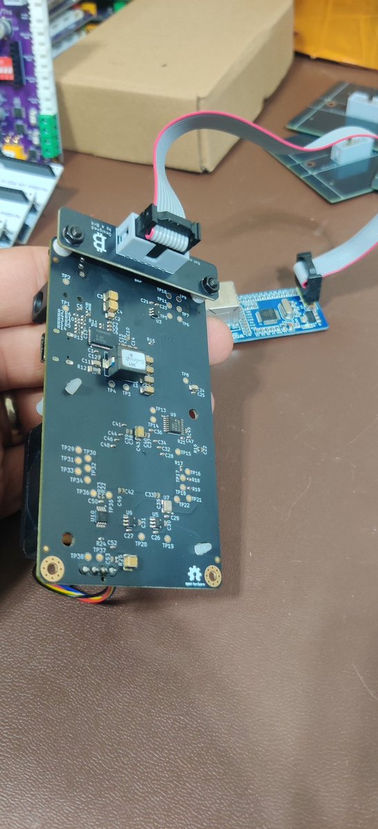 MolonLabeVC's tweet image. The network mod is attached to the main PCB mechanically