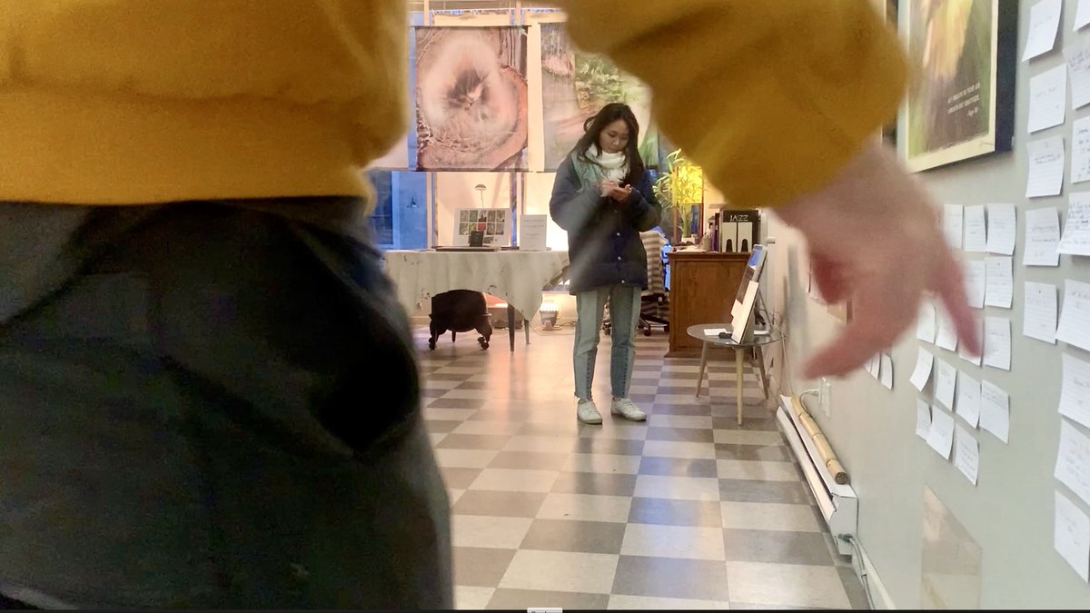 SacredStills's tweet photo. Was recently asked for my - most enjoyable moment -  in #EastsideCultureCrawl … It has always been the art patrons… Sensing the Wonder in your eyes 🤲🏼

We’re open this Saturday… For
#firstsaturdayopenstudios happening Dec 6: Noon-5pm @ 89 Gore Ave, EastVan #climateartist https://t.co/rHa1JIyOrR