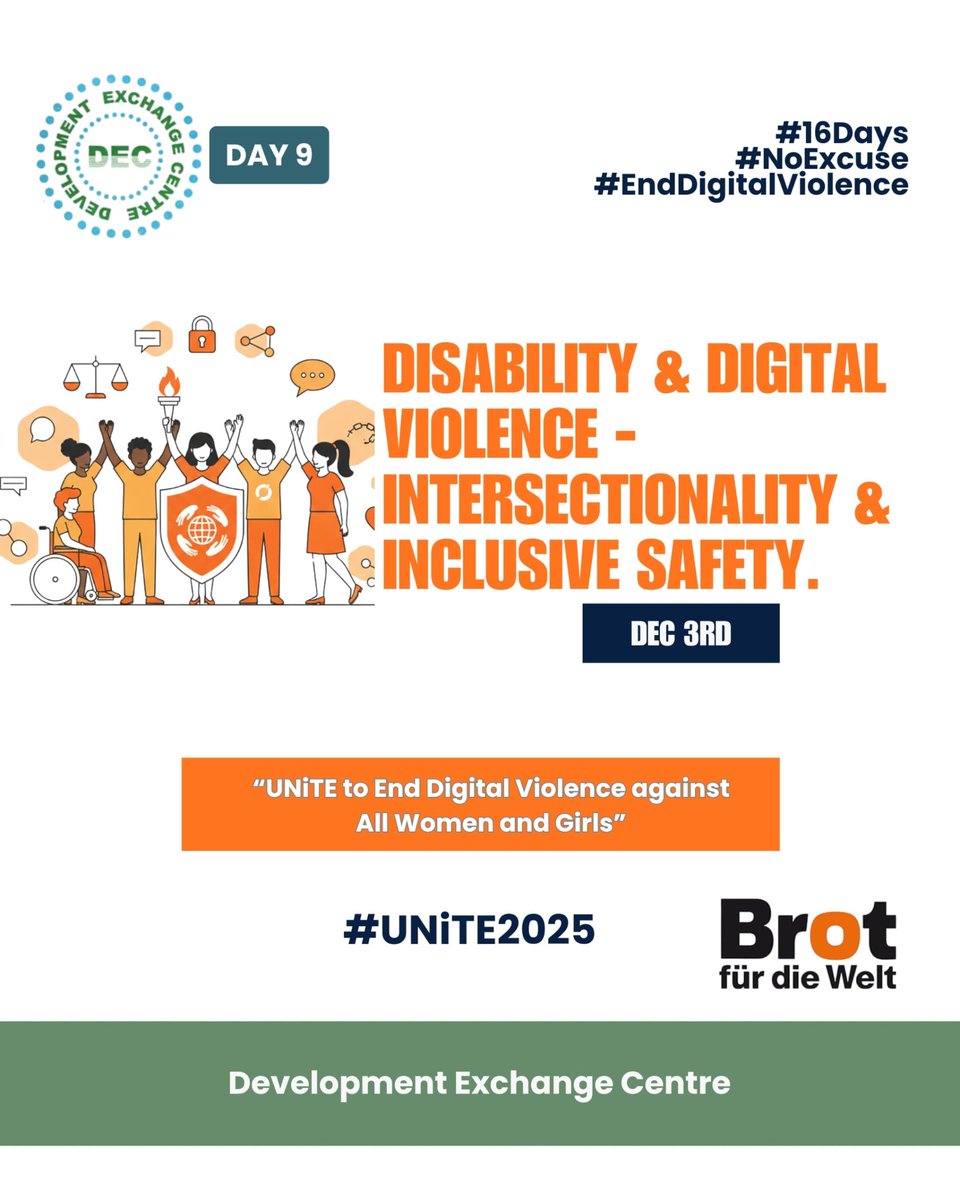 DEC highlights how disability and digital violence intersect, urging inclusive safety measures that protect everyone online. We advocate accessible reporting systems, stronger protections, and community awareness to ensure no one is left behind. #DEC #Inclusion #DigitalSafety