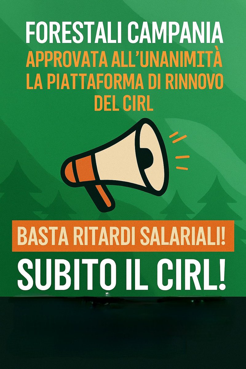 iannace_a's tweet photo. Settore Forestale Campania: Approvata all’unanimità la Piattaforma di Rinnovo del CIRL
#faic https://t.co/Hhz2ySXZLu