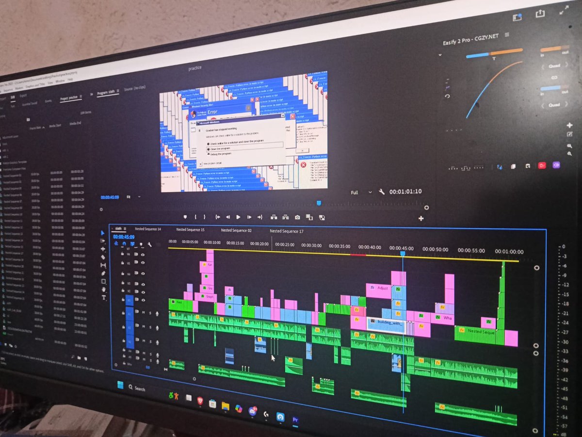Timeline of a recent video edit 

what is your timeline look like ?