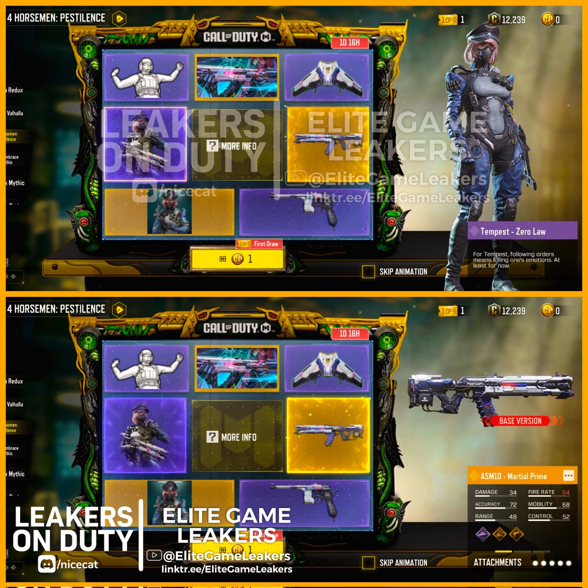 EliteGameLeaker's tweet image. Season 11 New Lucky Draw
Not available fully

Follow And retweet:)

There are some draws still not available.

#CoDMobile #Callofdutymobile #CoDM

@LeakersOnDuty