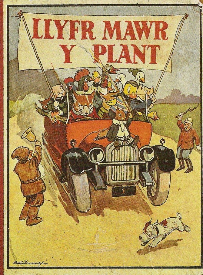 WiciCymru's tweet image. Cyhoeddwyd Llyfr Mawr y Plant gan J. O. Williams a Jennie Thomas (Hughes a&apos;i Fab, Wrecsam) ar y diwrnod yma yn 1931 (94 mlynedd yn ôl).

Ceir darluniau lliw yn y llyfr gan yr arlunydd Peter Fraser.
cy.wikipedia.org/wiki/Llyfr_Maw…