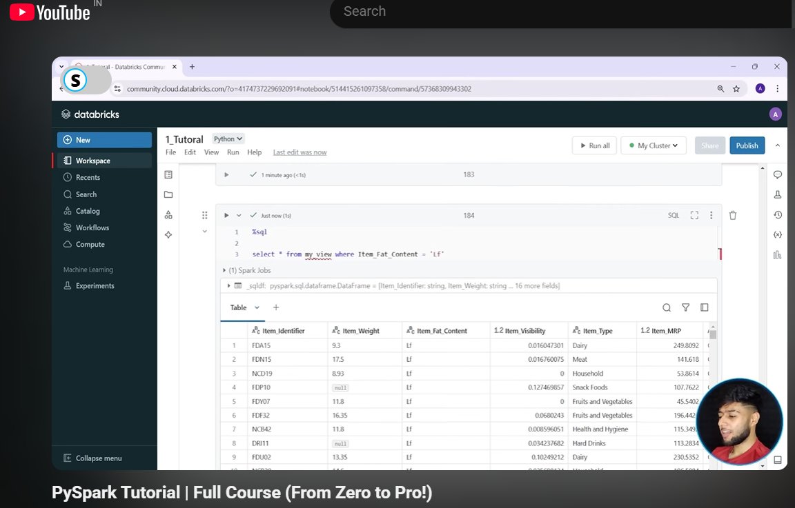 Umesh_bhati_'s tweet image. Another milestone achieved on my self-taught data engineering path! 🎉 Today, I completed an intensive 6-hour PySpark course on YouTube, sharpening my skills with practical exercises on Databricks.

#DataEngineer #PySpark #Databricks #LearnInPublic