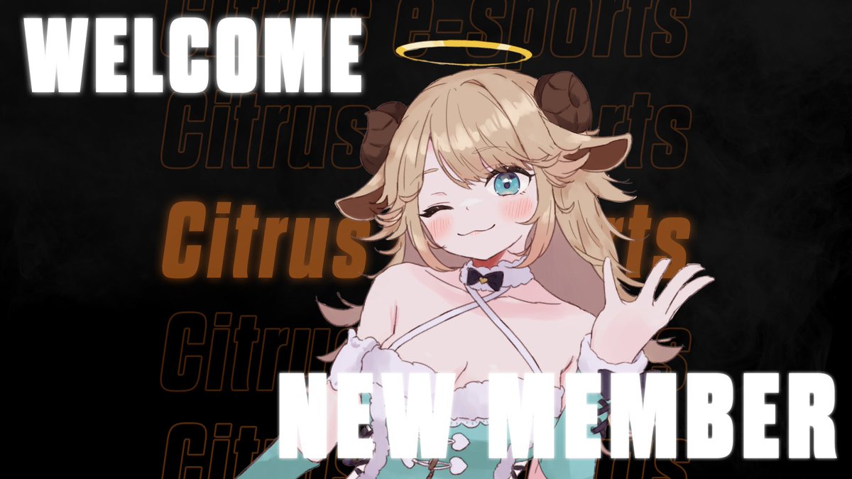 Citrus e-sports TFTストリーマー部門に
羊乃ちゃぷ (<a href="/hitsujino_chap/">羊乃ちゃぷ🐑💫TFT最強Vtuber目指して</a> )が加入しました！

これからチームとしてのTFTを盛り上げる動きをサポートしていただきつつ、個人の活動もサポートさせていただきます。

よろしくお願いします！🐑
