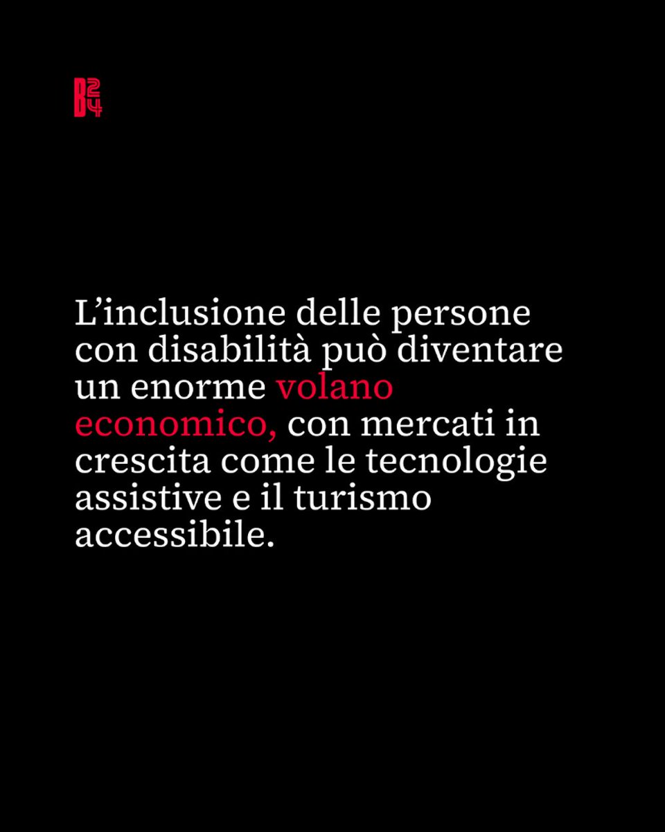 Il 3 dicembre ricorda: l’#inclusione delle persone con #disabilità è un #diritto e un'#opportunità economica. Investire nell’#accessibilità è investire in #crescita e #innovazione.
