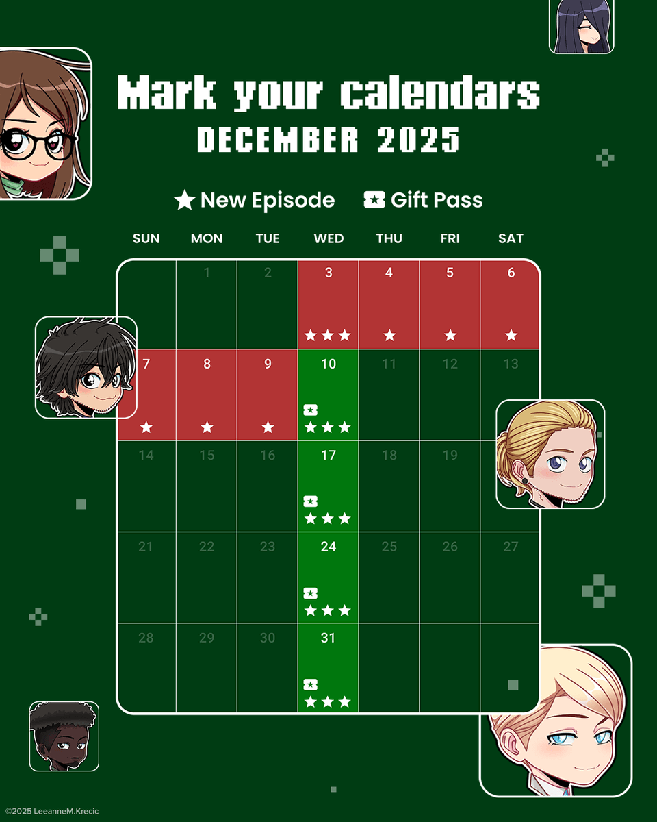 tapas_app's tweet photo. Let's Play and let it snow!โ๏ธ๐ฎ
From โณ 12/03 00:00 PT - 12/31 23:59 PT ๐พ
Daily updates, unlocks, and a chance to earn ink all month long with Let's Play!๐
โจ
#webcomics #readontapas #letsplaycomic https://t.co/ZY0CPxg8Md
