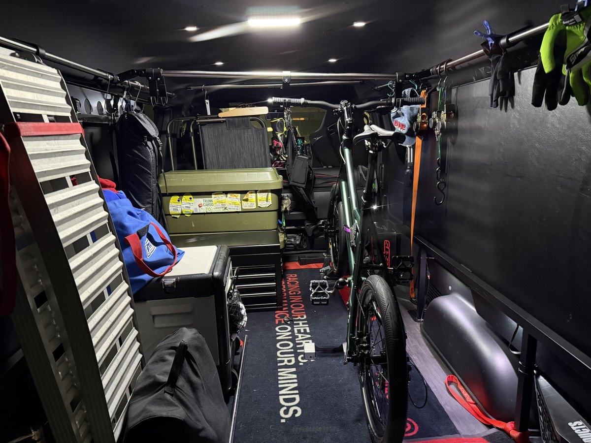 横のバーを増やしてチャリンコトランポ化w