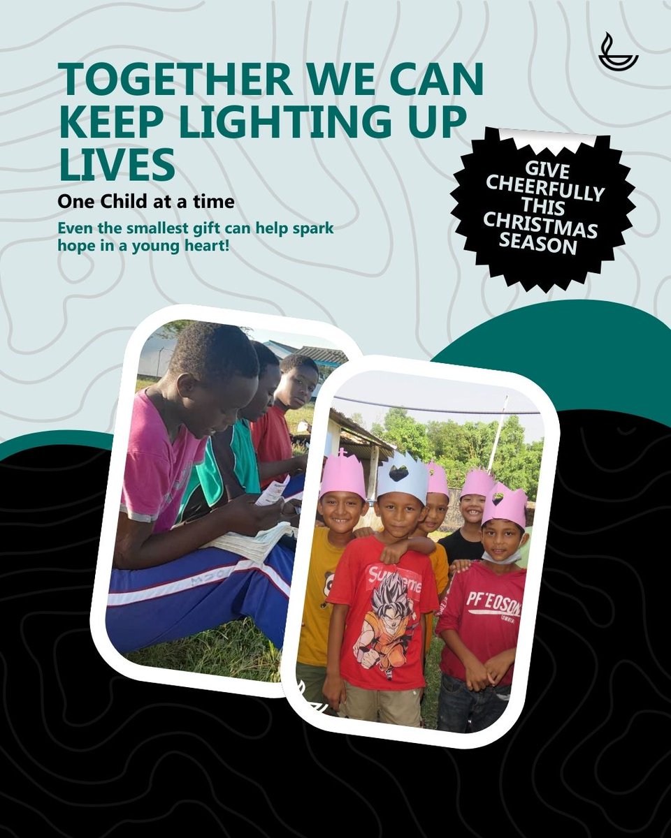 SUnionglobal's tweet image. $5 lights a child’s path to faith.
Together with Scripture Union International, even a small gift can bring hope to a young heart this festive season.🧑🎄
Learn more: buff.ly/BxoDqXQ
#LightingUpLives #PathToFaith #MicroGiving #ScriptureUnionInternational #HopeInAction