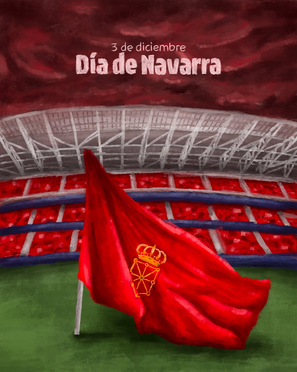 Osasuna's tweet image. Nuestra tierra. Nuestras raíces. Nuestro orgullo.

❤️ ¡Feliz Día de Navarra!