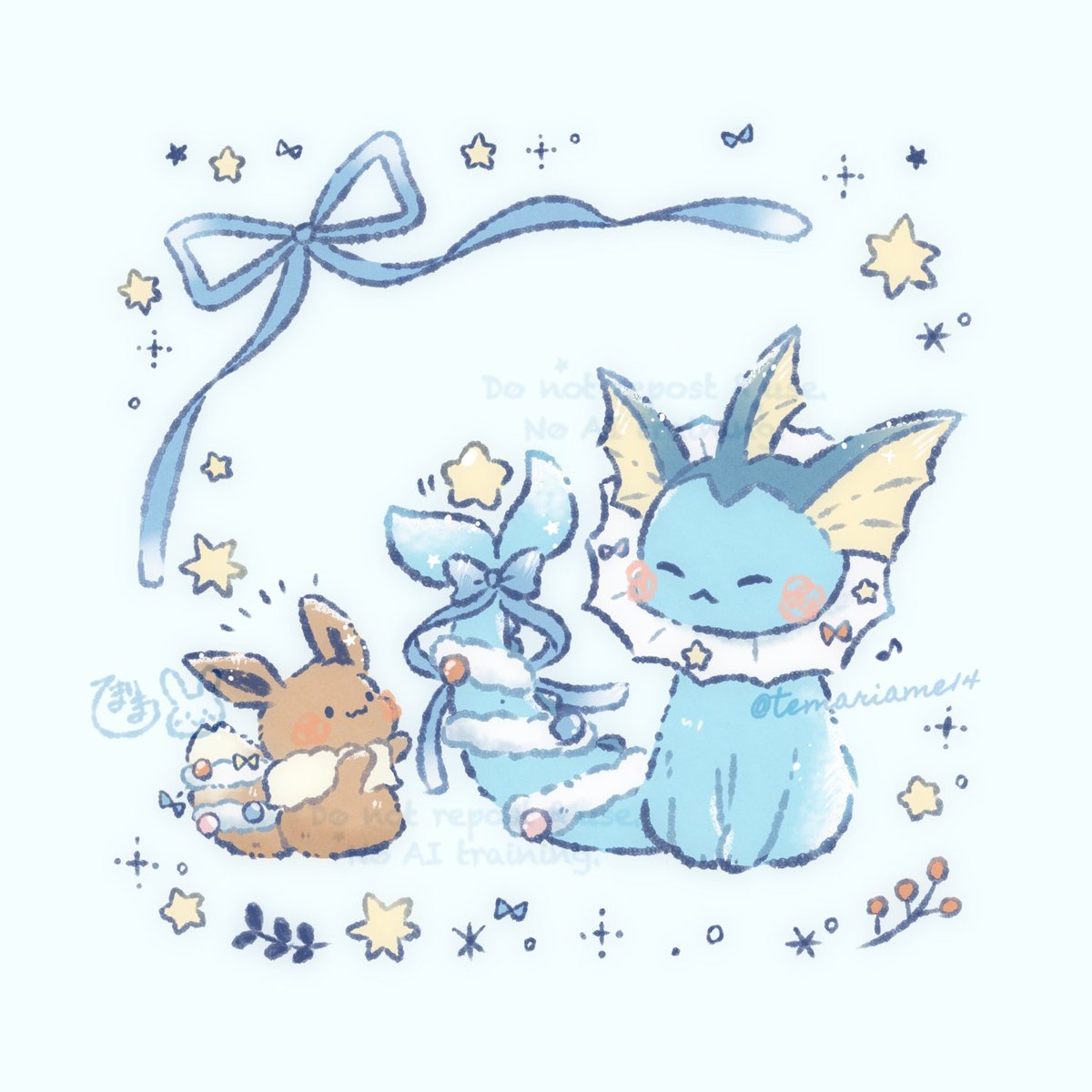 飾り付け︎🌟

#シャワーズの日