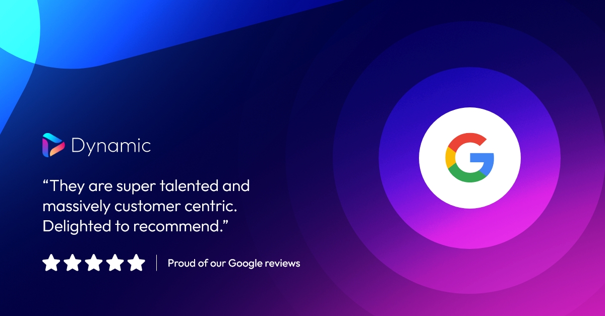dynamic_team's tweet image. This one made our day! Client reviews like these put big smiles on our faces. 😊 See our other reviews, here: bit.ly/DynamicGoogleR… ⭐⭐⭐⭐⭐
#DynamicExcellence #CustomerFirst #DigitalLearning #MakeAnImpact #DynamicResults #ThankYou