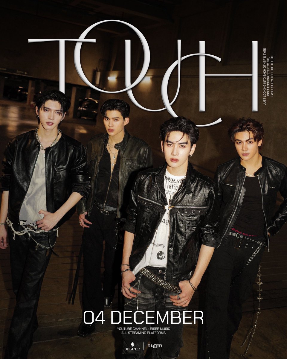 JASP_ERofficial's tweet image. TOUCH ♦️ POSTER2

RELEASE ON 04.12.2025 

📺 YOUTUBE: RISER MUSIC

#JASPER_Touch
#JASPER
#RISERMUSIC