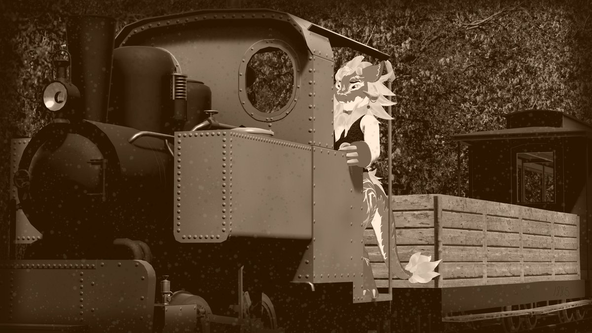 All aboard~
Hope your week is going well as we steam towards the weekend, Happy #Wickerwednesday #VRChat #Wickerbeast