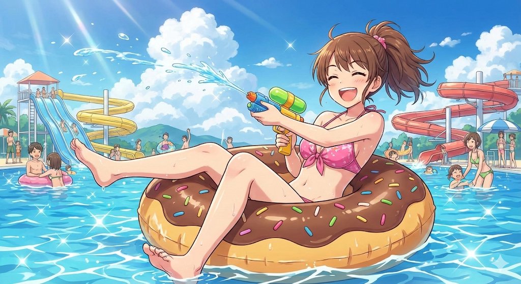 AIお絵かき、アクセス集中で昨夜出来なかったGeminiでやったら、こう。