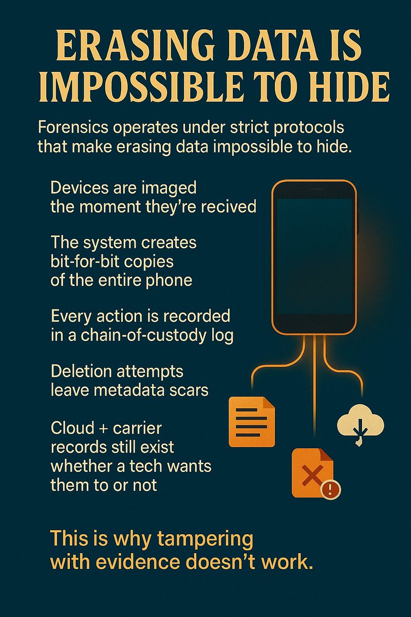 PixieAvenger's tweet image. To ease some of the concern around the forensic process, I’ve compiled clear information on how digital forensics works. It’s far more secure, verifiable, and tamper-proof than people realize

#JusticeForKimSooHyun #WeStandWithKimSooHyun
