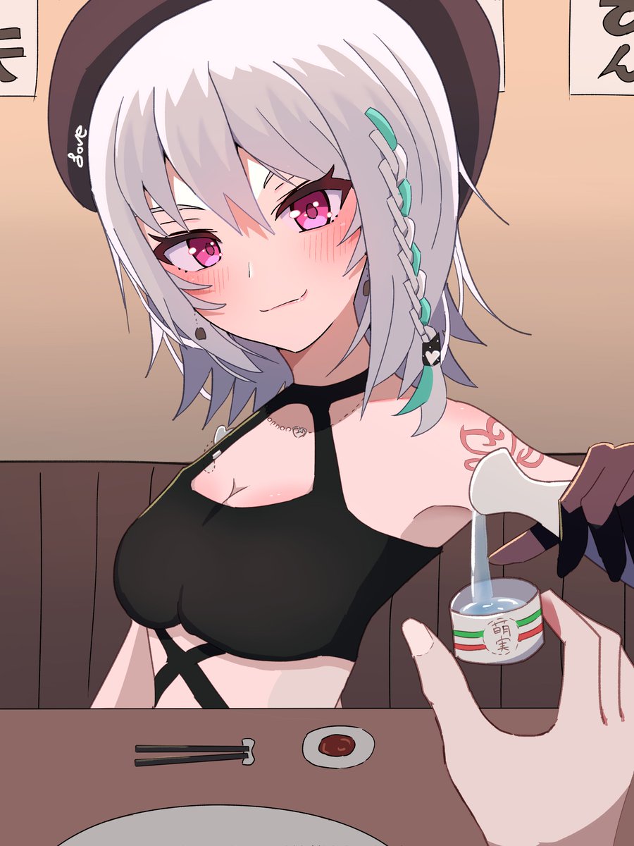reni_maar's tweet image. 最高の飲み会！

#あおぎり高校美術部 
#MoemiART