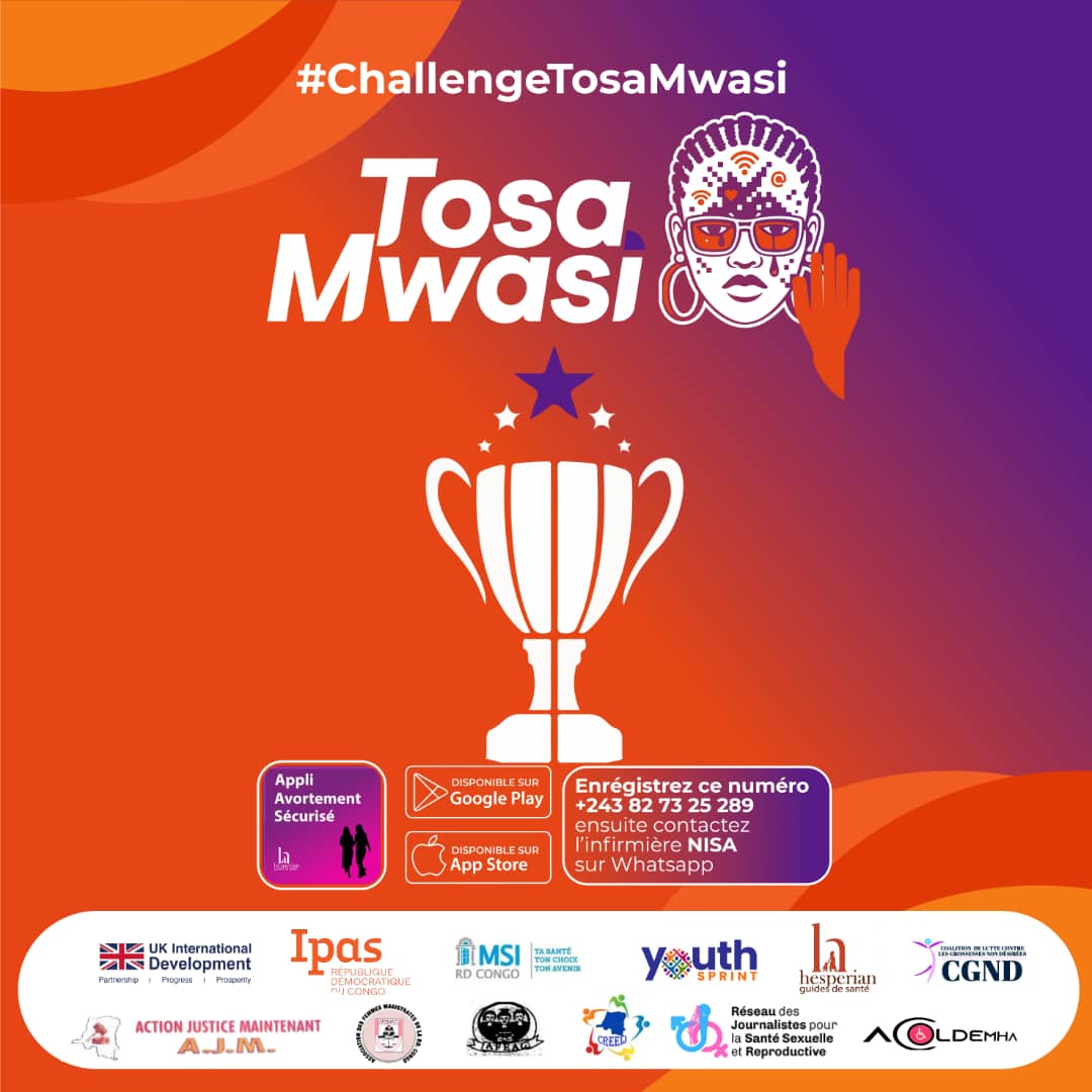 MajRDCongo's tweet image. #TOSAMWASI 

Filles et femmes 🇨🇩 gagner un trophée et un prix en publiant sur votre compte Facebook en citant  facebook.com/share/1FsAEjB7… avec le hashtag #TOSAMWASI au plus tard le 9/12/2025 , une vidéo de slam ou autre format dénonçant  les violences en ligne contre les femmes.