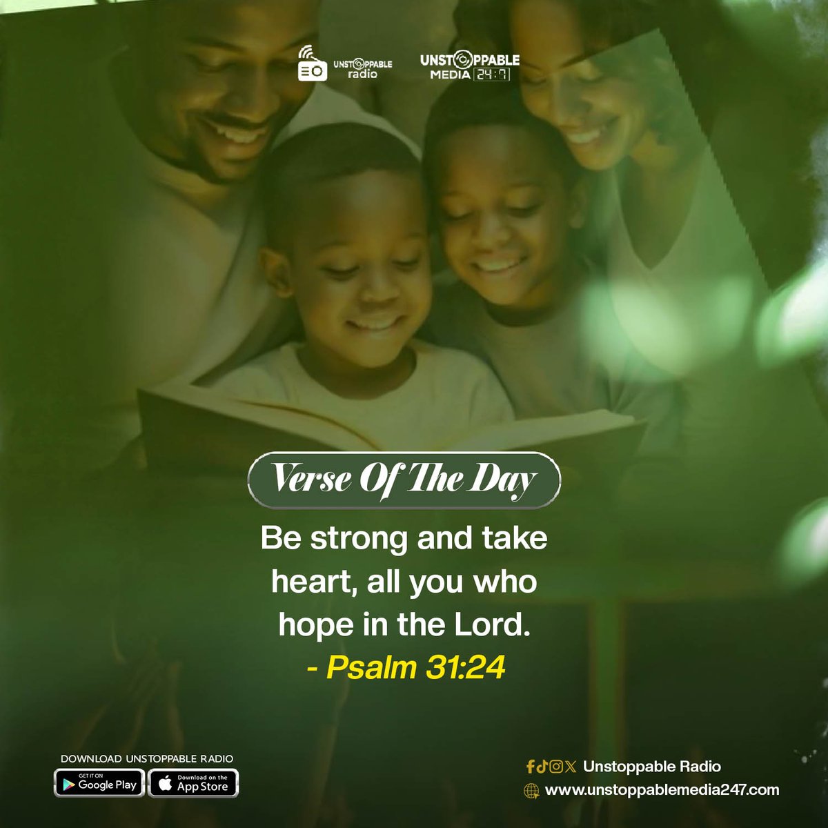 unstopradio247's tweet image. Be strong💪 and take heart❤️‍🩹

#bible #scripture #VerseOfTheDay #meditate #unstoppableradio247