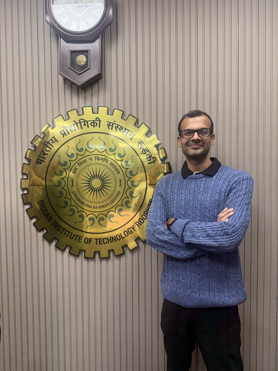 vikasgupta83's tweet photo. It was an honour to attend the @MHI_GoI-PMRC review meeting at @IIT Roorkee on 2nd December 2025. I extend my sincere gratitude to all the esteemed committee members for the insightful, constructive, and truly enriching discussion. https://t.co/SXBW0s0ADd